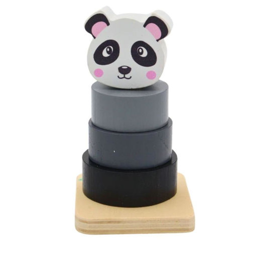 Picture of WOODEN PUZZLE ANIMAL HEAD PANDA